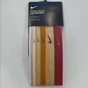 Nike Women's Headbands - Gold, Pink, Brown